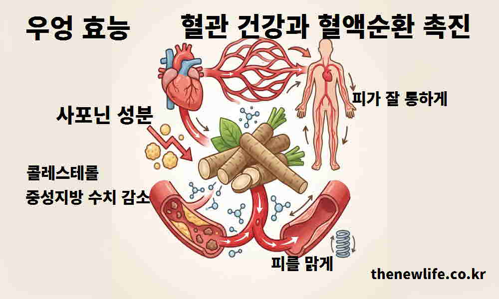 우엉 효능 혈관 건강 혈액순환 촉진
