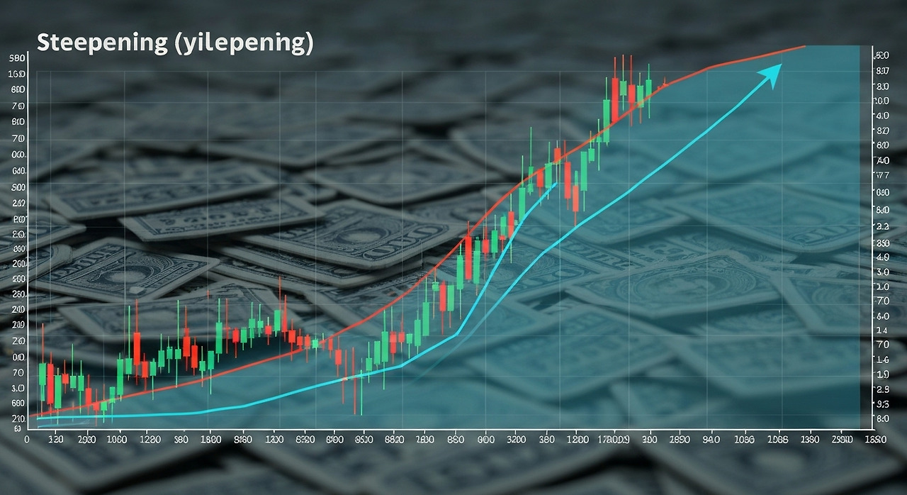 불 스티프닝 수익률 곡선