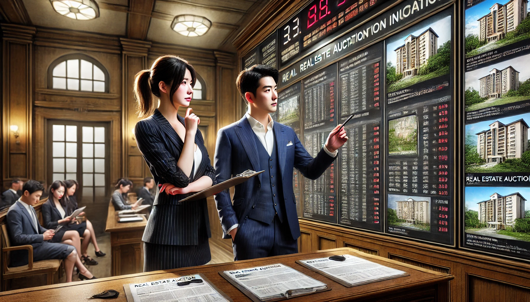 경매 정보 확인하는 이미지