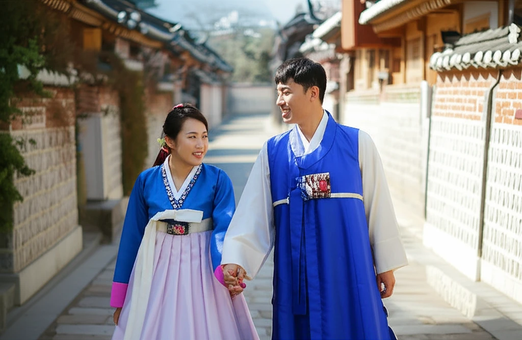 전주 한옥마을 데이트, 고즈넉한 풍경