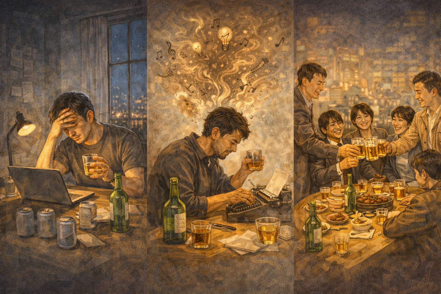 프리랜서의 술 습관