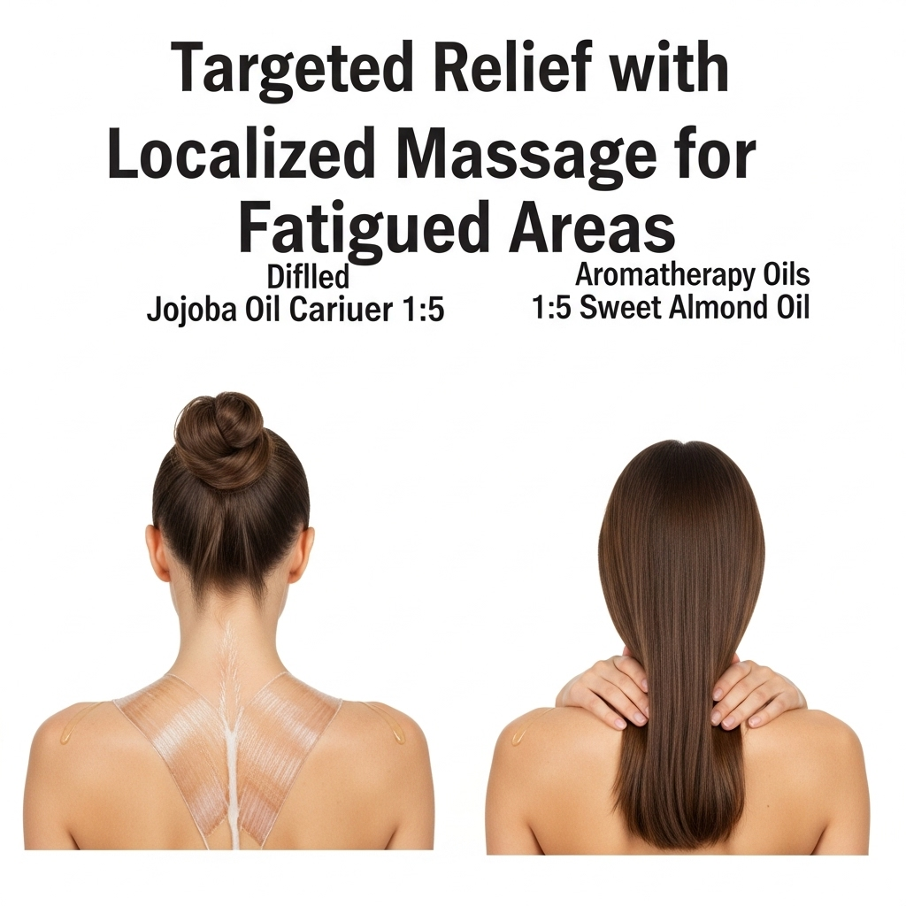 부위별 국소 마사지로 피로 부위 집중 완화