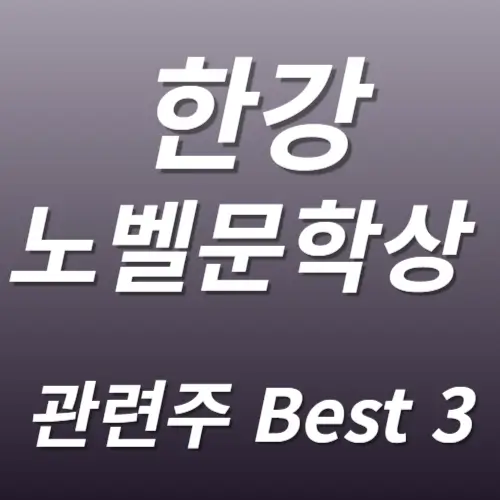 한강 노벨문학상 관련주 K콘텐츠 웹툰