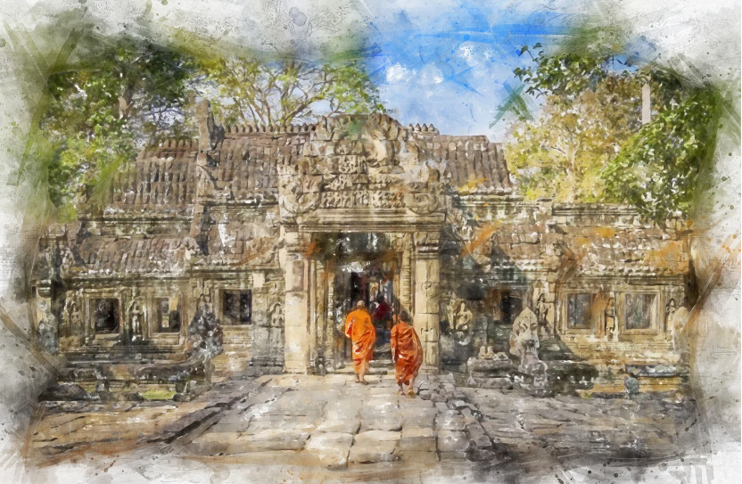 캄보디아 앙코르와트 관련 사진