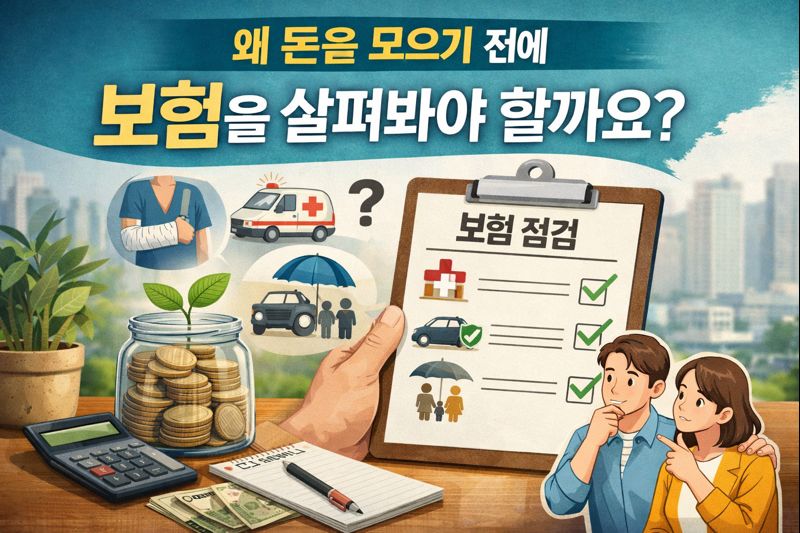 왜 돈을 모으기 전에 보험을 살펴봐야 할까요?