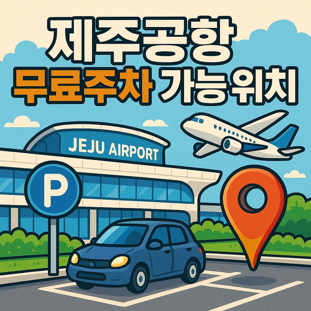제주공항 무료주차 가능한 위치