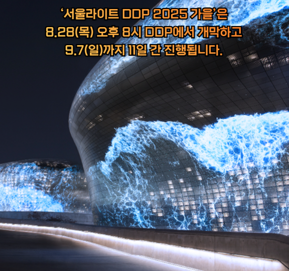 서울라이트 DDP 가을 2025 일정