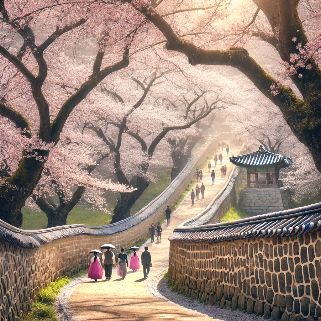 경주 대릉원돌담길 벚꽃축제