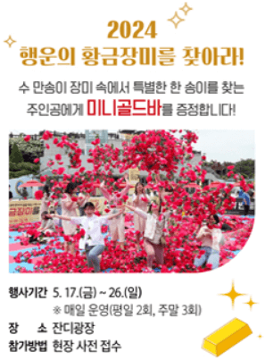 2024 곡성 세계 장미축제 기간(일정) 맛집 주차장 가수 정보