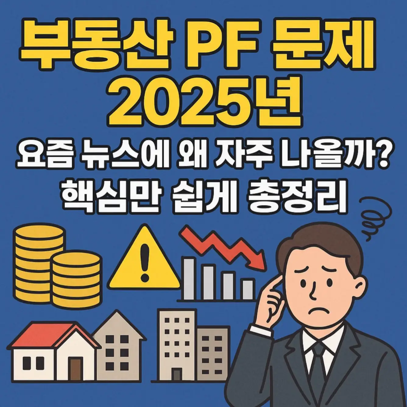 부동산 PF 문제 2025년: 요즘 뉴스에 왜 자주 나올까? 핵심만 쉽게 총정리