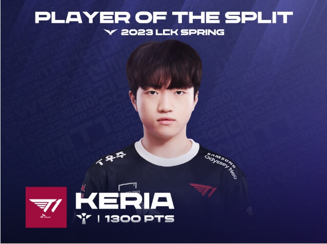 2023-LCK-스프링-MVP케리아