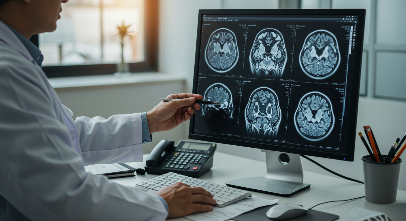 뇌 영상 검사 결과