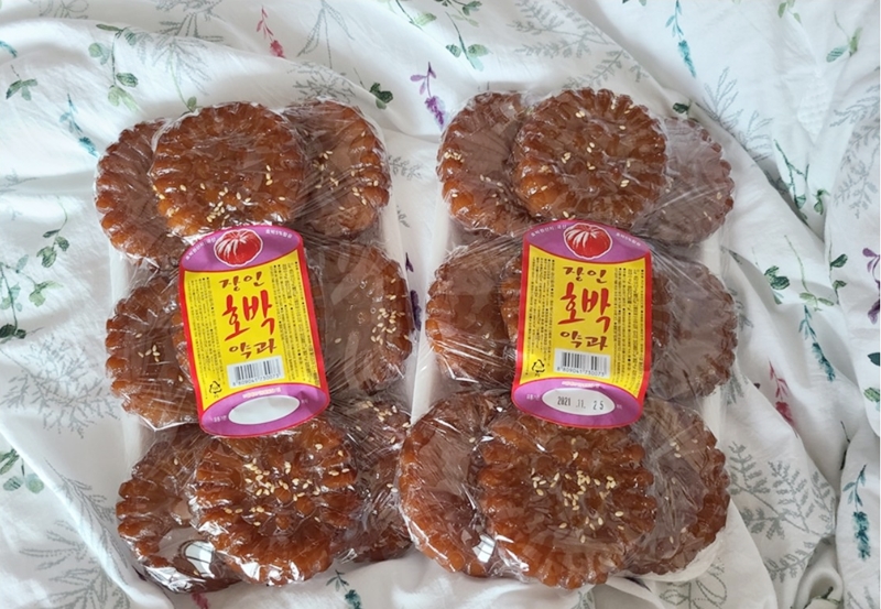 장인 호박약과 두팩