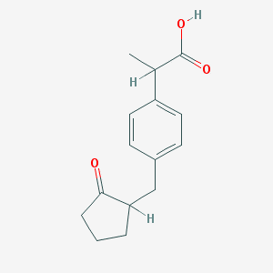 휴로펜정 성분 중 록소프로펜의 구조식
