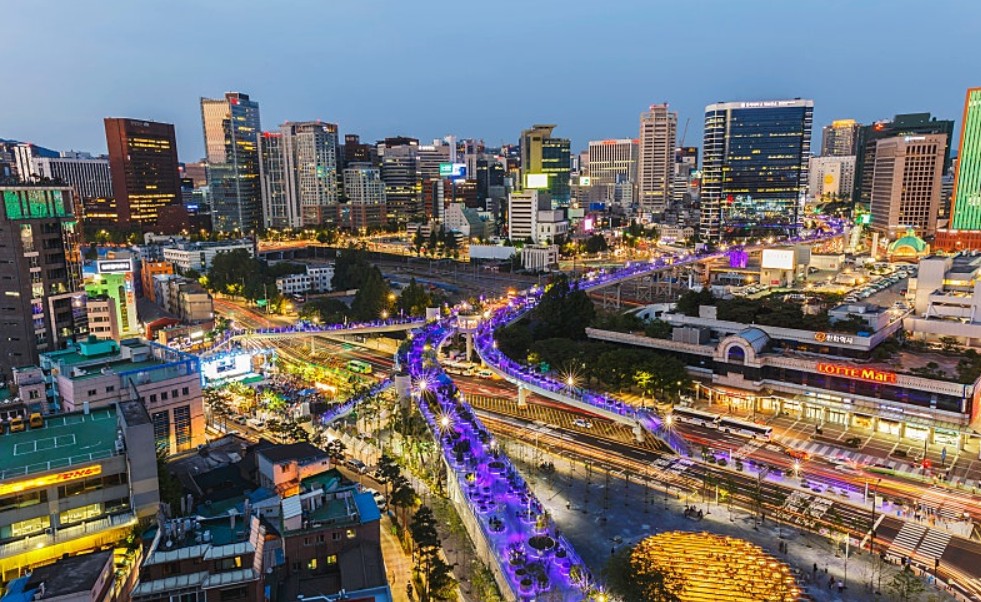 서울 야경, 로맨틱한 데이트 명소 5곳 - 서울로 7017