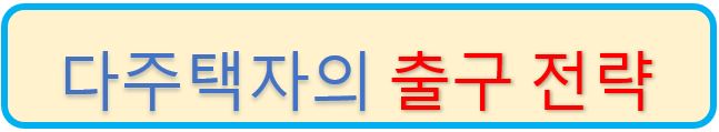다주택자의 출구전략