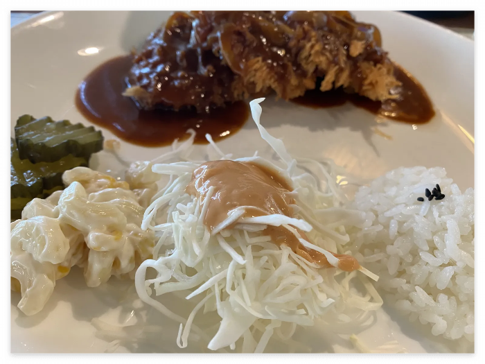 김포돈가스-양배추-샐러드