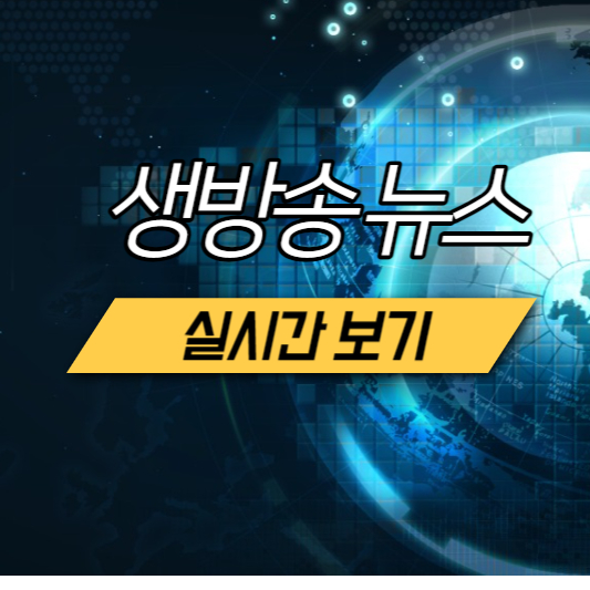 생방송뉴스 실시간보기