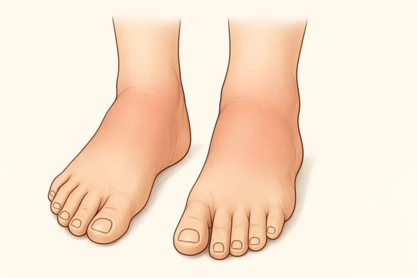 발목이 붓는 이유