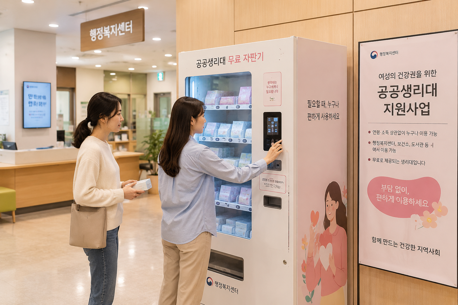 [정보] 2026년 &lsquo;공공생리대 그냥드림&rsquo; 시작! 누구나 무료 수령 가능 🎁관련사진