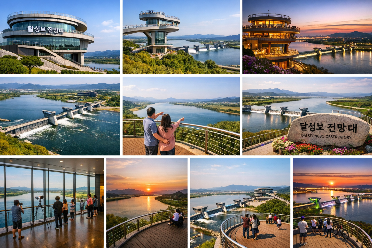 대구 달성보 전망대 명소 일몰, 위치, 가는 법