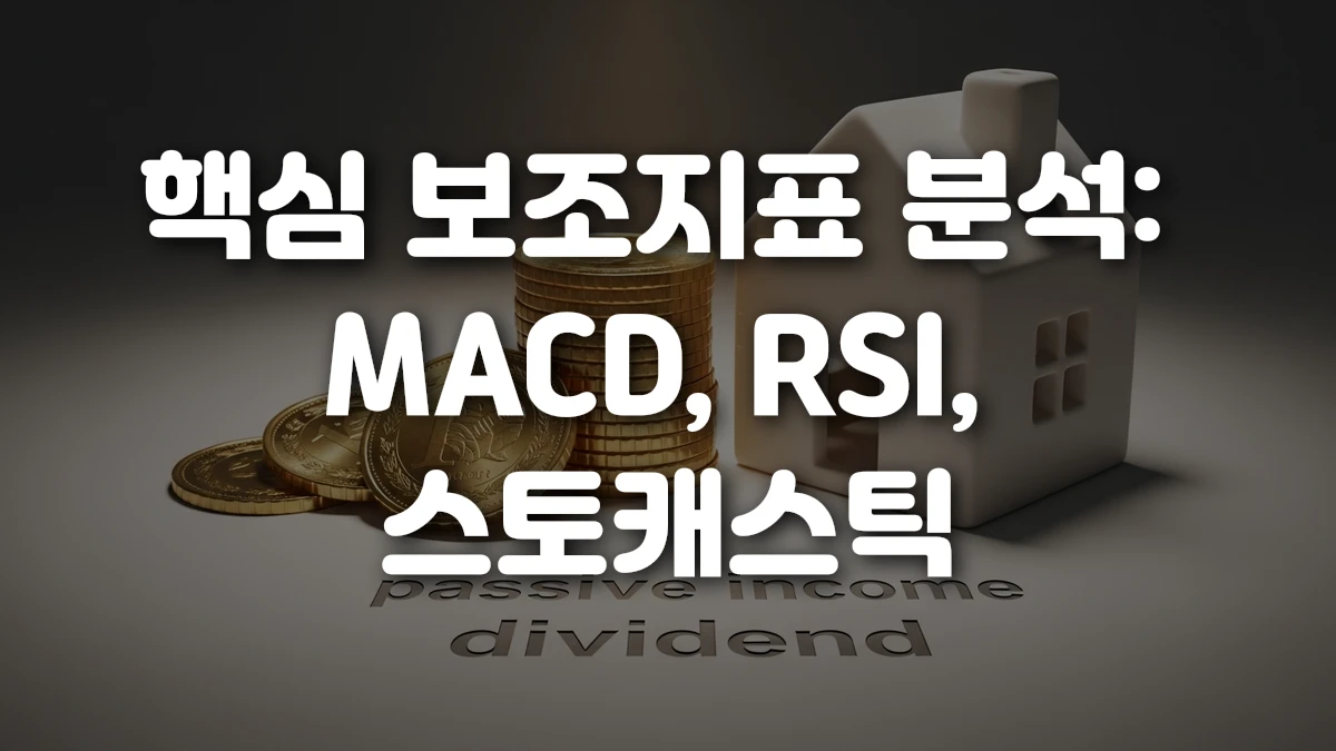핵심 보조지표 분석 MACD RSI 스토캐스틱