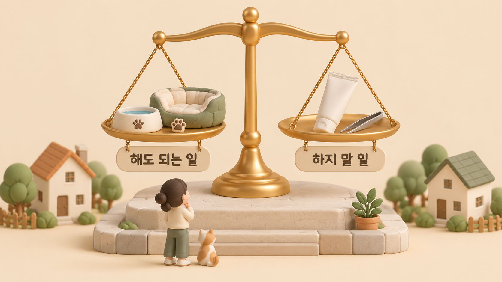 집에서 할 일과 말 일