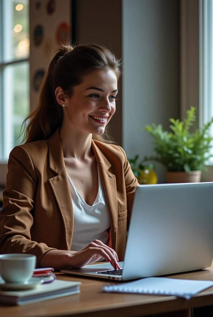 세금을 절약하고 좋아하는 여자 이미지