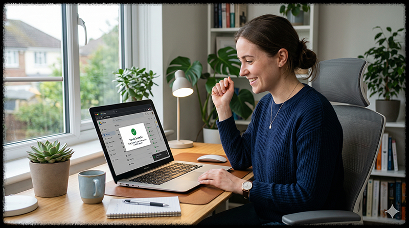 대용량 파일 전송이 완료된 모습