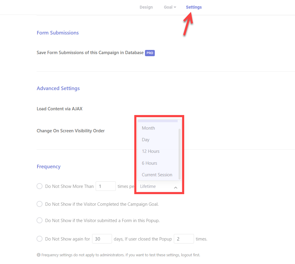 워드프레스 Brave 팝업 플러그인: 쿠키 시간 설정하기