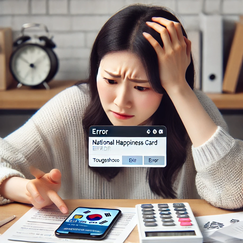 국민행복카드 잔액조회 오류 해결하는 꿀팁 총정리