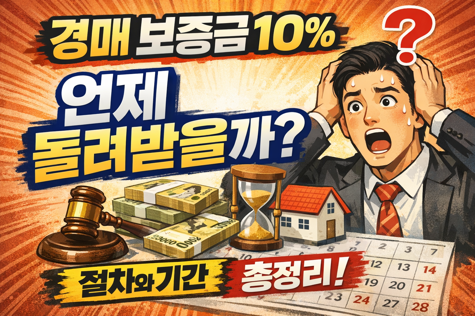경매 보증금 10%