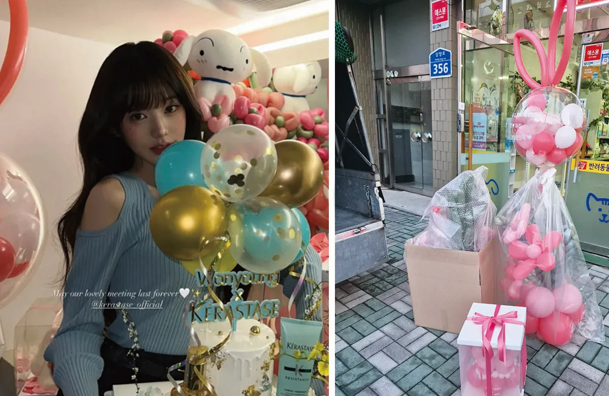 아이브장원형풍선-택배차량에싣는모습