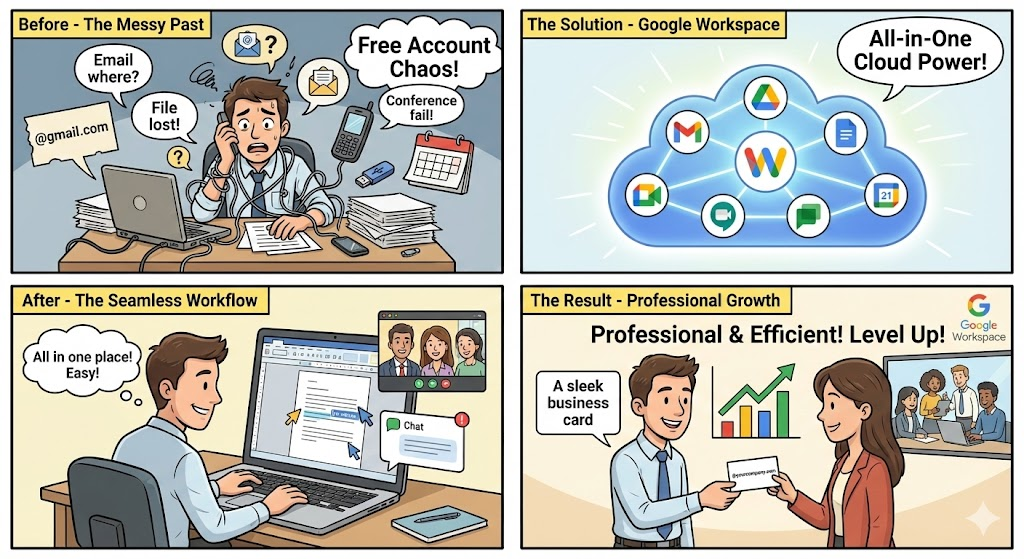 구글 워크스페이스 입문: 무료 계정과 유료계정 차이 그리고 요금제 비교