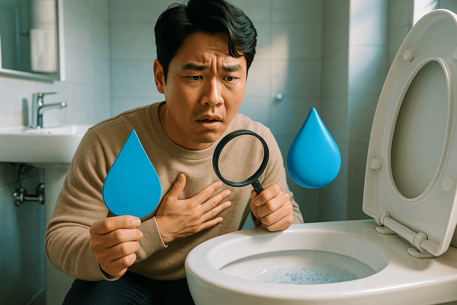 소변 거품 원인 어떤 문제가 있는걸까?(+진단 방법)