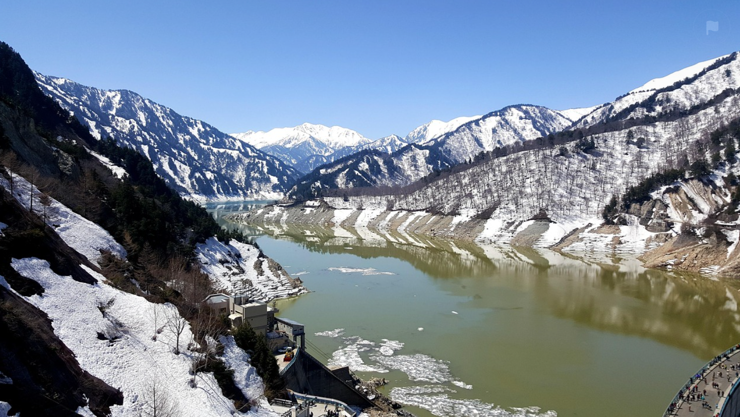 도야마 구로베 댐 사진