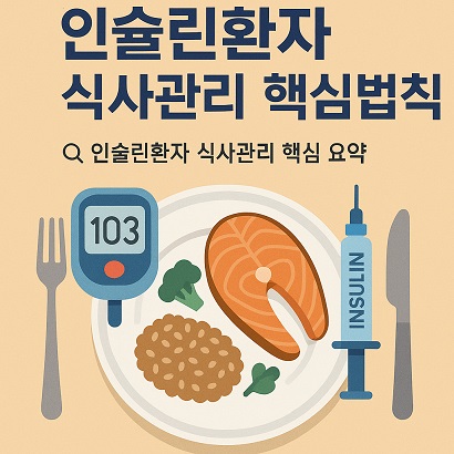 인슐린 맞는 환자