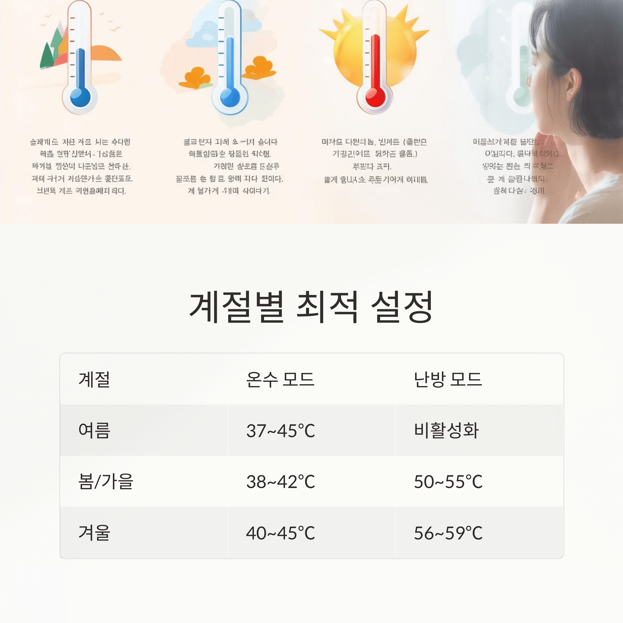 가스보일러 계절별 전환법 완전정복