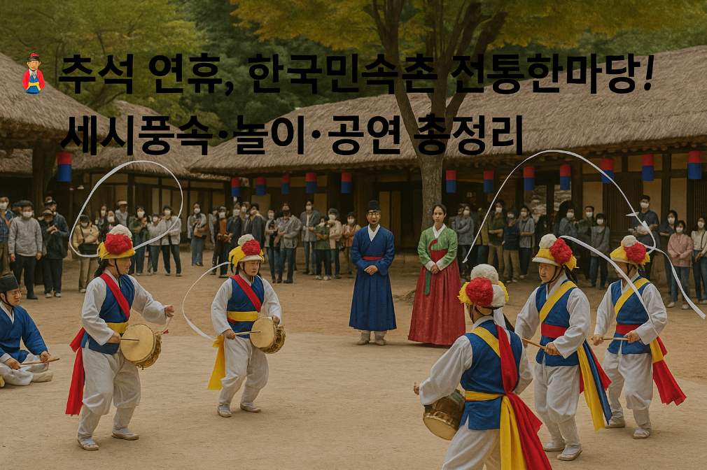 추석 연휴, 한국민속촌 전통한마당!