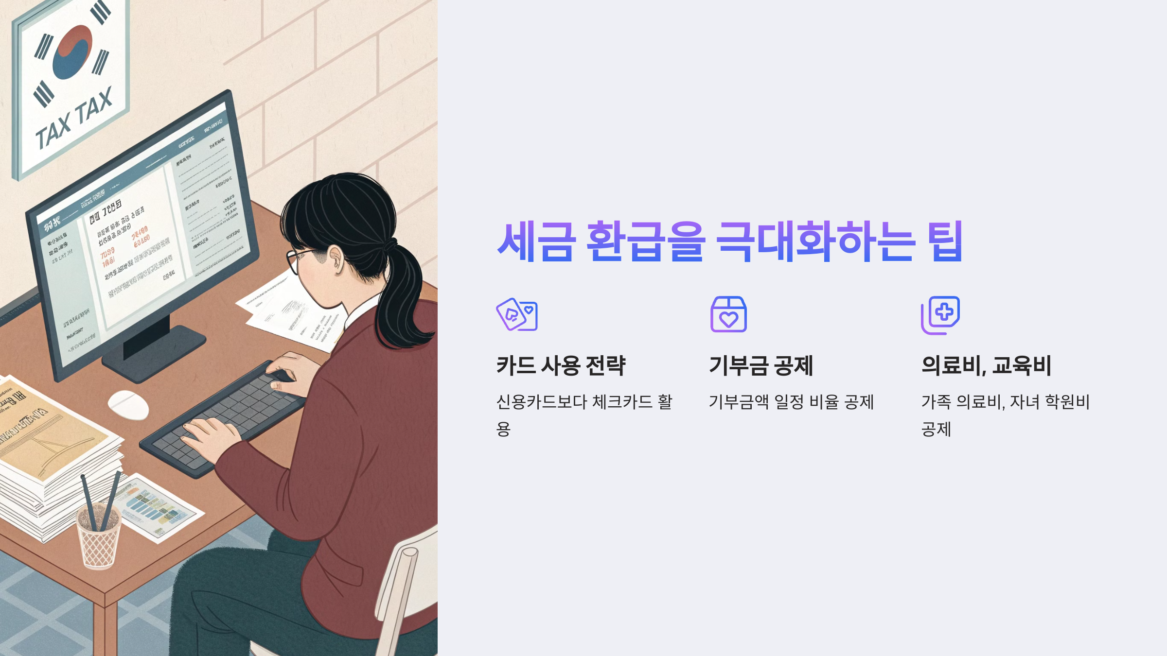 세금 환급 관련 사진