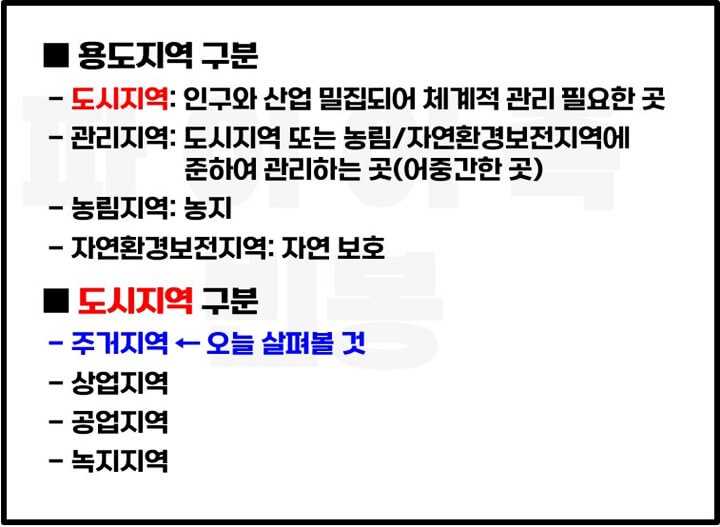 용도지역-도시지역-구분