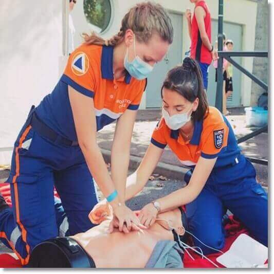 긴급 심장 치료 실습