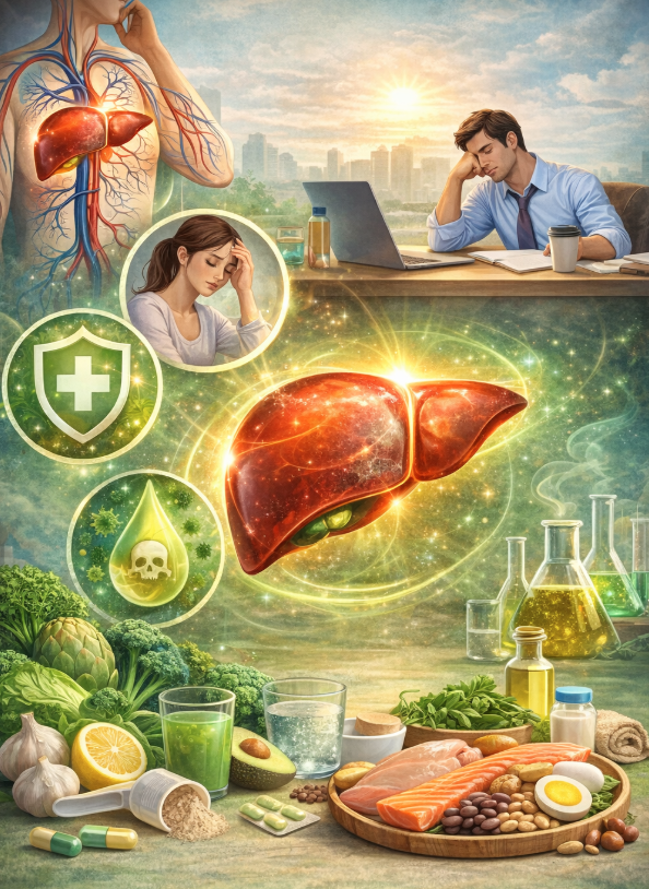 피로와 간의 상관관계 관련 사진