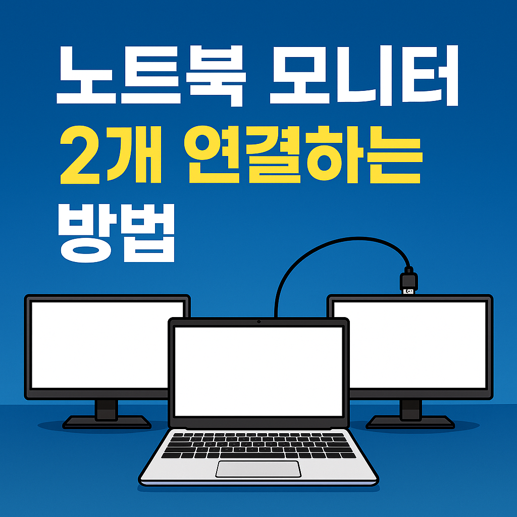 노트북 모니터 2개 연결