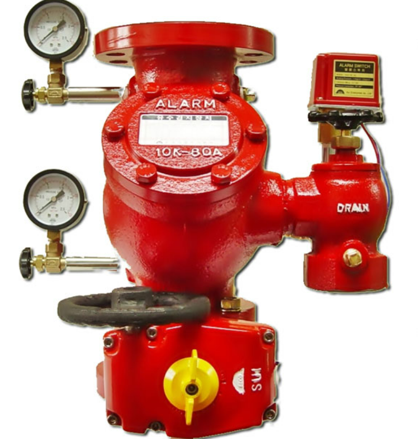 습식 스프링클러설비(Wet Pipe System&amp;#44; Sprinkler System)_알람체크밸브&amp;#44; 유수검지장치&amp;#44; 리타딩챔버&amp;#44;자동경보밸브