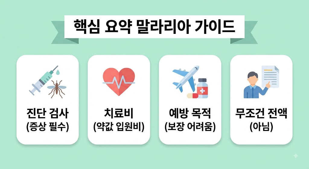 말라리아 실비청구 가능할까? 검사비·약값·입원비 청구방법 총정리