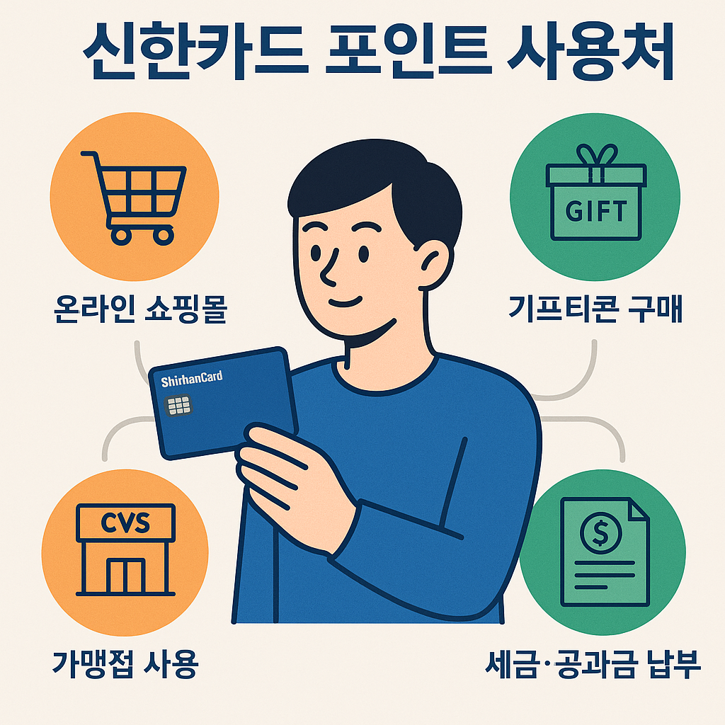 신한카드 포인트 사용처 정리