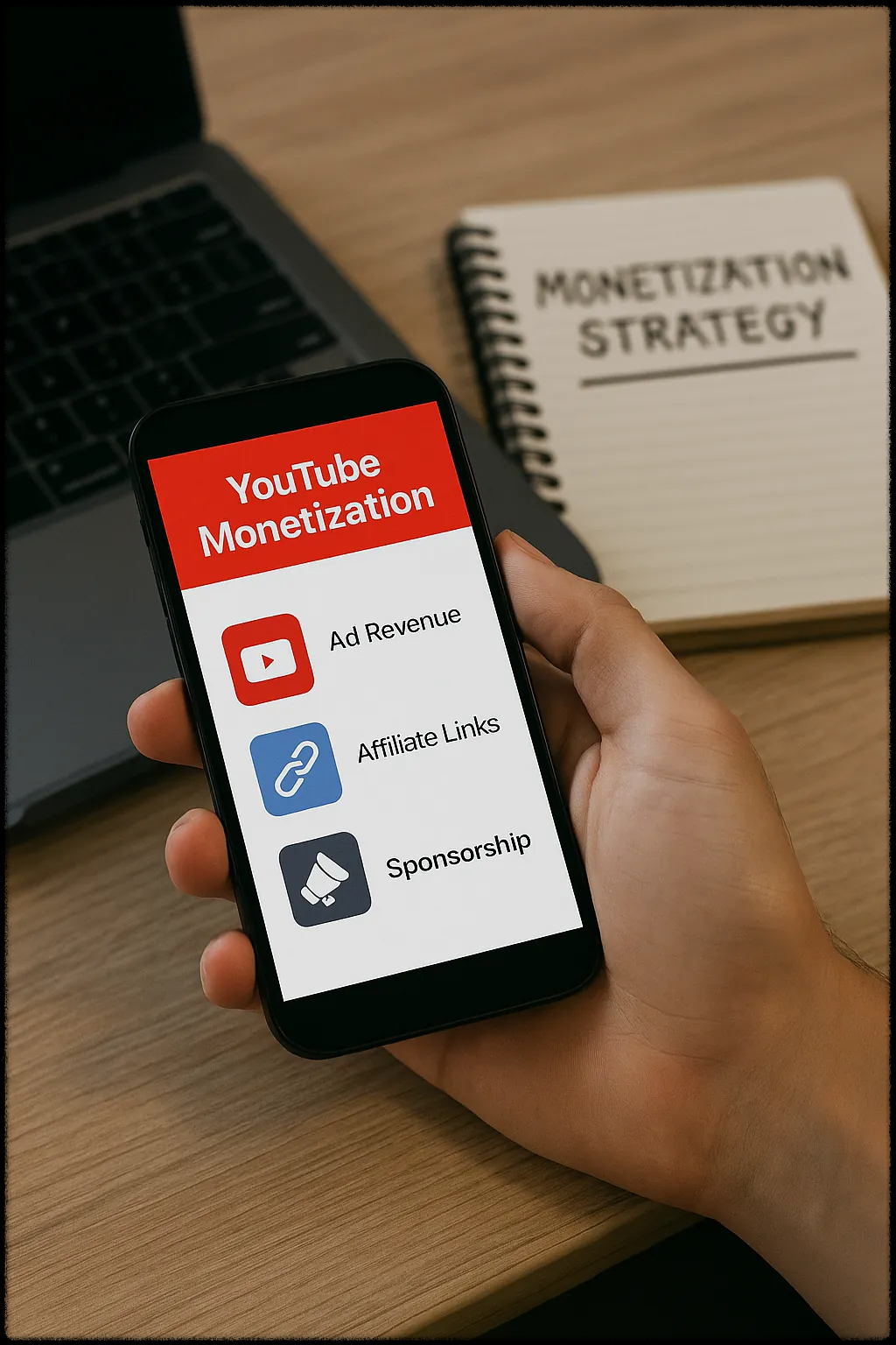 스마트폰으로 유튜브 쇼츠 스케줄을 확인하고 자동화된 업로드 플로우를 조정하는 사용자의 모습