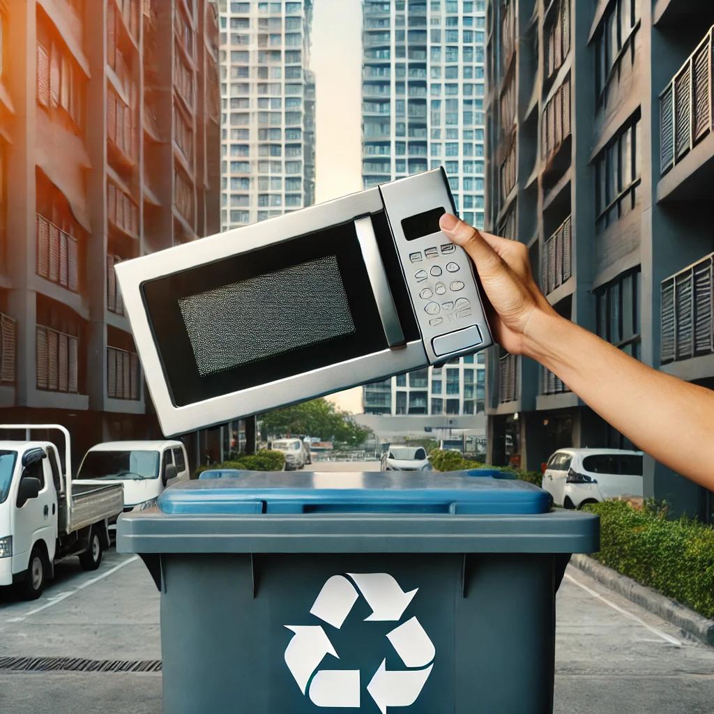 전자레인지 버리기