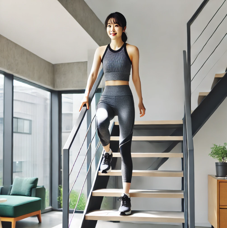 무릎 부담 없이 천국의 계단 다이어트하는 꿀팁